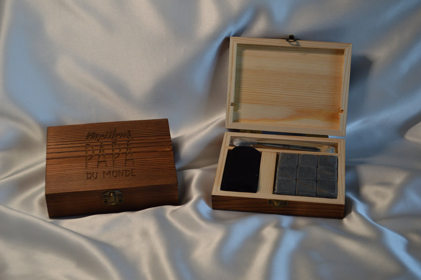 Pierres à whisky en granit