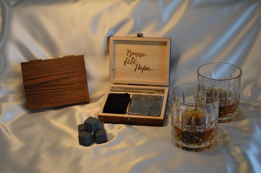 Pierres à whisky en granit